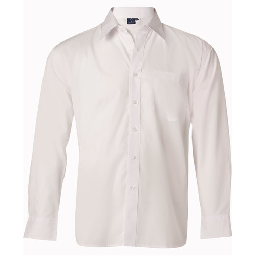 WORKWEAR, SAFETY & CORPORATE CLOTHING SPECIALISTS - Man's poplin shirt,long sleeve