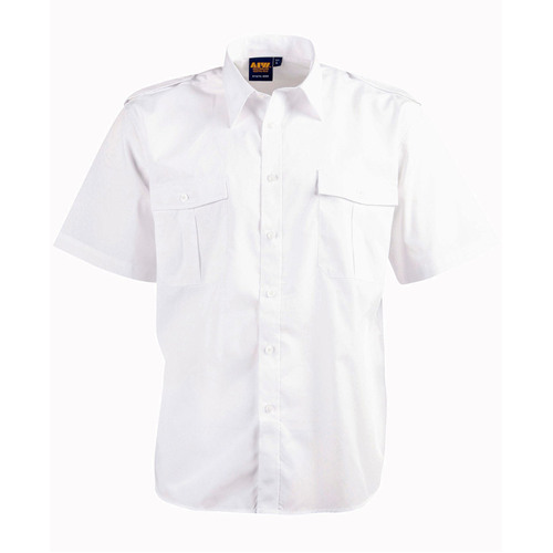 WORKWEAR, SAFETY & CORPORATE CLOTHING SPECIALISTS - Man's Epaulette shirt ,short sleeve.