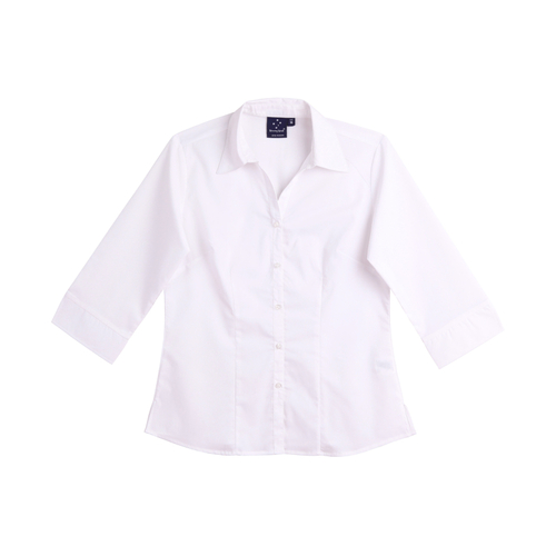 WORKWEAR, SAFETY & CORPORATE CLOTHING SPECIALISTS - Ladies' 3/4 sleeve teflon shirt