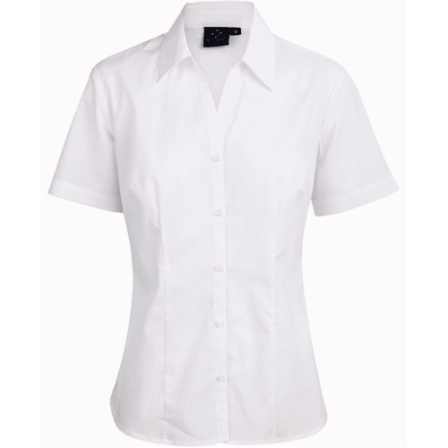 WORKWEAR, SAFETY & CORPORATE CLOTHING SPECIALISTS - Ladies S/S Teflon shirt