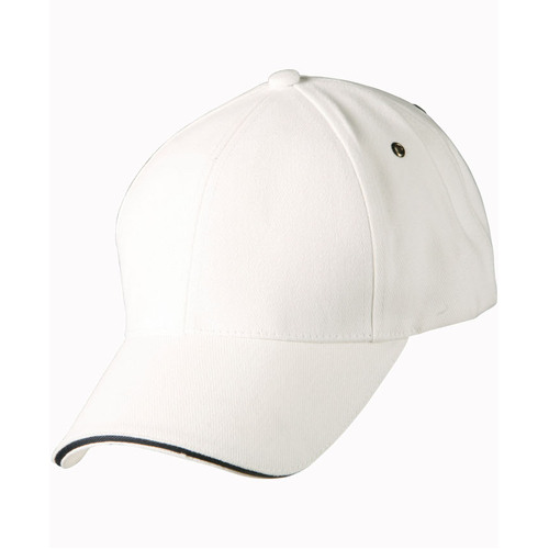 WORKWEAR, SAFETY & CORPORATE CLOTHING SPECIALISTS - H/B/C sandwich peak cap