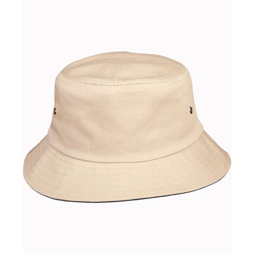 WORKWEAR, SAFETY & CORPORATE CLOTHING SPECIALISTS - contrasting underbrim bucket hat