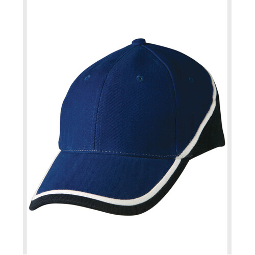 WORKWEAR, SAFETY & CORPORATE CLOTHING SPECIALISTS - Tri-color sue heavy brushed cotton cap