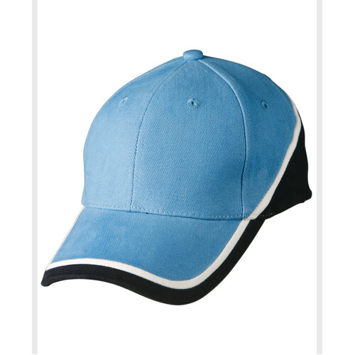 WORKWEAR, SAFETY & CORPORATE CLOTHING SPECIALISTS Tri-color sue heavy brushed cotton cap