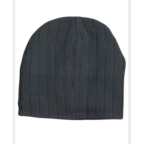 WORKWEAR, SAFETY & CORPORATE CLOTHING SPECIALISTS - Cable Knit Beanie with Fleece Head Band