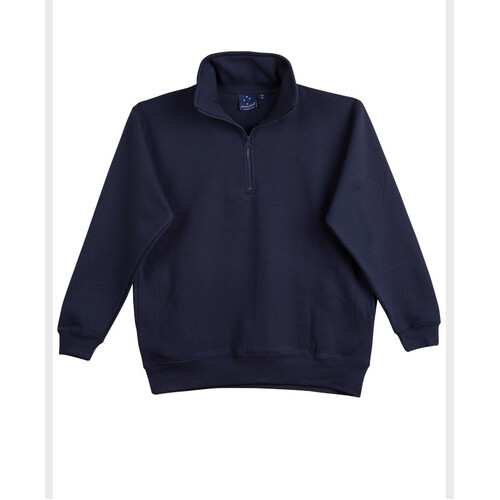 WORKWEAR, SAFETY & CORPORATE CLOTHING SPECIALISTS 1/2 zip collar fleecy sweat