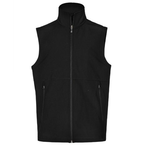 WORKWEAR, SAFETY & CORPORATE CLOTHING SPECIALISTS Men's Softshell Vest - Black - 7XL