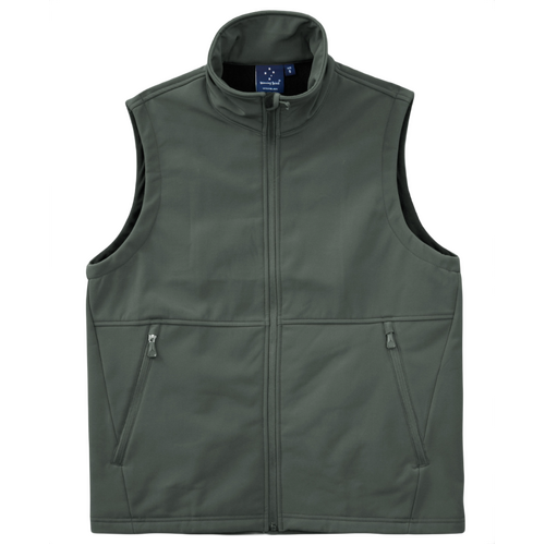 WORKWEAR, SAFETY & CORPORATE CLOTHING SPECIALISTS Men's Softshell Vest - Charcoal - 7XL