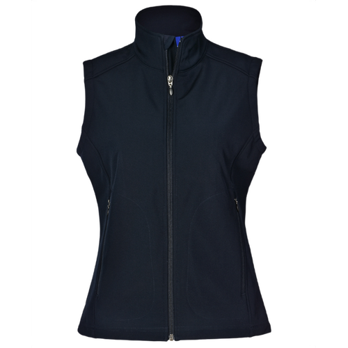 WORKWEAR, SAFETY & CORPORATE CLOTHING SPECIALISTS Ladies' Softshell Vest - Navy - 20