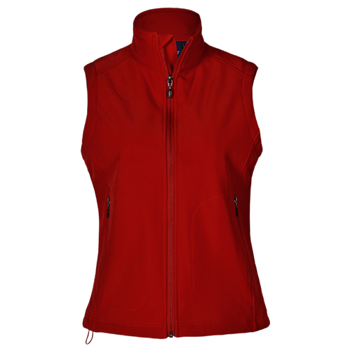 WORKWEAR, SAFETY & CORPORATE CLOTHING SPECIALISTS Ladies' Softshell Vest - Red - 20