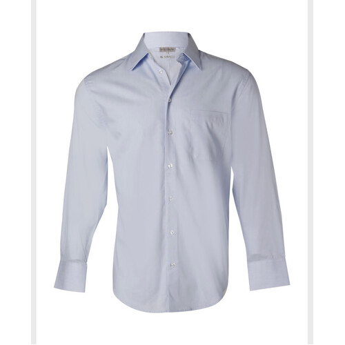 WORKWEAR, SAFETY & CORPORATE CLOTHING SPECIALISTS Men's Fine Twill L/S Shirt