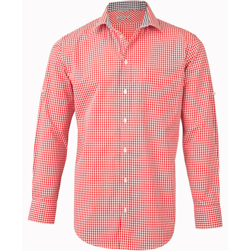 WORKWEAR, SAFETY & CORPORATE CLOTHING SPECIALISTS - Men s Gingham Check Long Sleeve Shirt