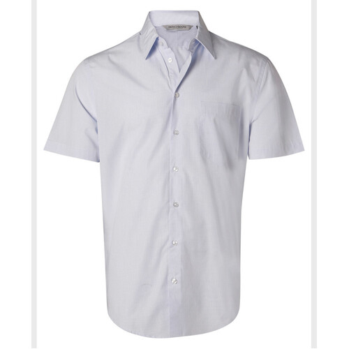 WORKWEAR, SAFETY & CORPORATE CLOTHING SPECIALISTS Men's Mini Check S/S Shirt