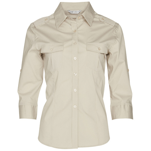 WORKWEAR, SAFETY & CORPORATE CLOTHING SPECIALISTS - Women's 3/4 Sleeve Military Shirt