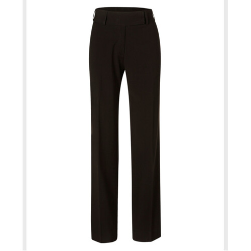 WORKWEAR, SAFETY & CORPORATE CLOTHING SPECIALISTS Women's Low Rise Pants in Poly/Viscose Stretch Stripe