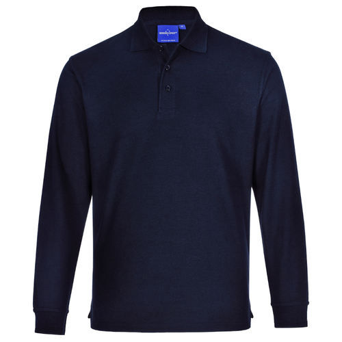 WORKWEAR, SAFETY & CORPORATE CLOTHING SPECIALISTS - Adults' 240gsm Poly/Cotton Pique L/S Polo