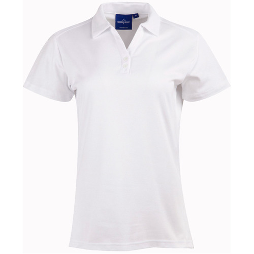 WORKWEAR, SAFETY & CORPORATE CLOTHING SPECIALISTS - Ladies' Cotton Back Truedry S/S Polo