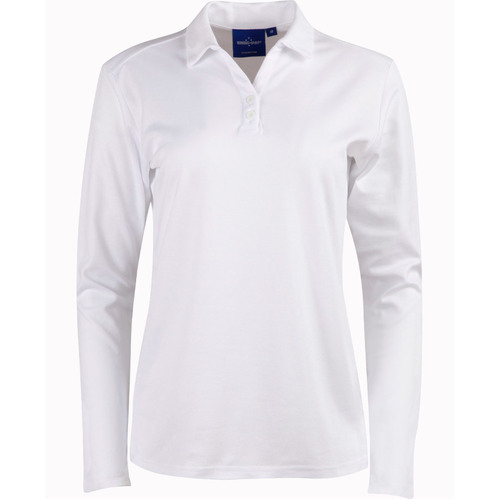 WORKWEAR, SAFETY & CORPORATE CLOTHING SPECIALISTS - Ladies TrueDry   Long Sleeve Polo