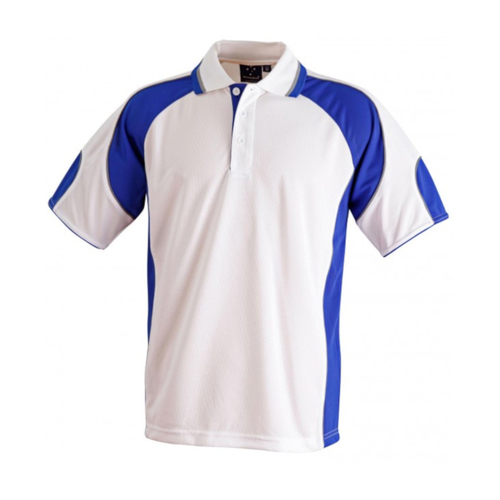 WORKWEAR, SAFETY & CORPORATE CLOTHING SPECIALISTS - Kid's Cooldry Contrast Polo With Sleeve Panel