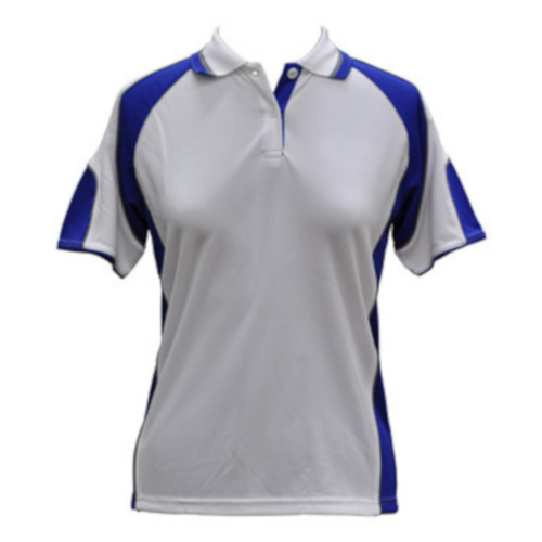 WORKWEAR, SAFETY & CORPORATE CLOTHING SPECIALISTS - Ladies' Cooldry Contrast Polo With Sleeve Panel