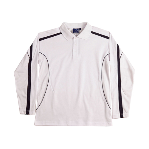 WORKWEAR, SAFETY & CORPORATE CLOTHING SPECIALISTS - Kids' TrueDry Long Sleeve Polo