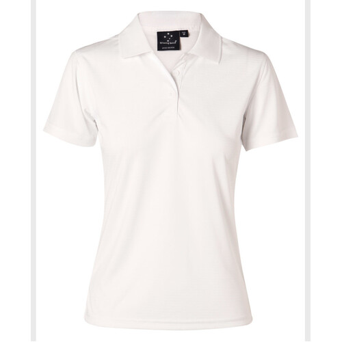 WORKWEAR, SAFETY & CORPORATE CLOTHING SPECIALISTS - Ladies  CoolDry  Textured Polo