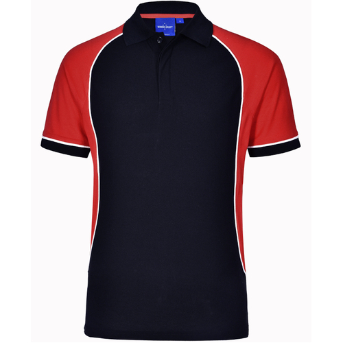 WORKWEAR, SAFETY & CORPORATE CLOTHING SPECIALISTS - Men's TrueDry Tri-colour S/S Pique Polo