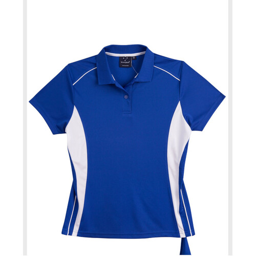 WORKWEAR, SAFETY & CORPORATE CLOTHING SPECIALISTS - Ladie s CoolDry  Short Sleeve Contrast Polo