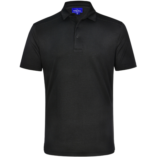 WORKWEAR, SAFETY & CORPORATE CLOTHING SPECIALISTS - Men's Bamboo Charcoal Corporate S/S Polo