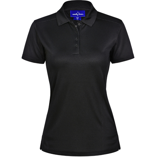 WORKWEAR, SAFETY & CORPORATE CLOTHING SPECIALISTS - Ladies' Bamboo Charcoal Corporate S/S Polo