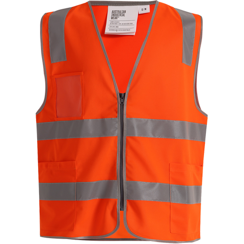 WORKWEAR, SAFETY & CORPORATE CLOTHING SPECIALISTS Hi Vis Safety Zip Vest With ID & Utility Pockets