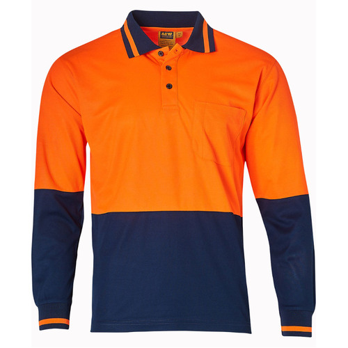 WORKWEAR, SAFETY & CORPORATE CLOTHING SPECIALISTS - Hi-Vis truedry safety polo L/S