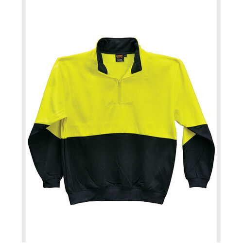 WORKWEAR, SAFETY & CORPORATE CLOTHING SPECIALISTS - Hi-Vis L/S windcheater collar