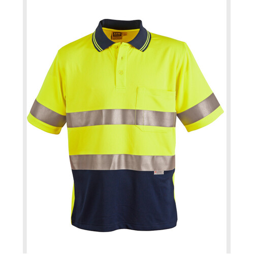 WORKWEAR, SAFETY & CORPORATE CLOTHING SPECIALISTS - Hi-Vis S/S Safety Polo 3M Tapes