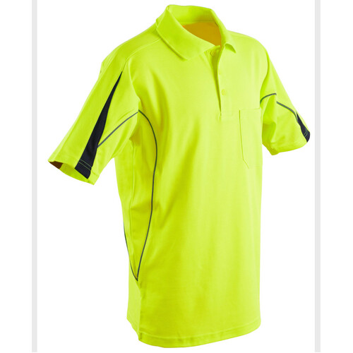 WORKWEAR, SAFETY & CORPORATE CLOTHING SPECIALISTS Men's Fashion Hi-Vis S/S Polo