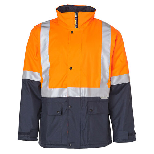 WORKWEAR, SAFETY & CORPORATE CLOTHING SPECIALISTS Hi-Vis Rain Proof Quilted Safety Jacket With 3M Tape