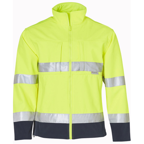 WORKWEAR, SAFETY & CORPORATE CLOTHING SPECIALISTS - Hi-Vis 2-tone safety jacket 3M tape