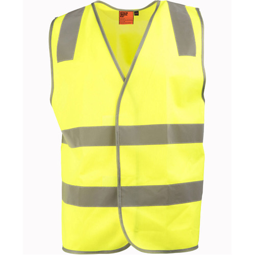 WORKWEAR, SAFETY & CORPORATE CLOTHING SPECIALISTS - Hi Vis Safety Vest With Shoulder Reflective Tapes