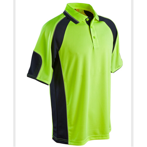 WORKWEAR, SAFETY & CORPORATE CLOTHING SPECIALISTS Men s CoolDry  Safety Polo with Underarms mesh