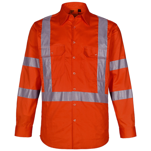 WORKWEAR, SAFETY & CORPORATE CLOTHING SPECIALISTS - Biomotion NSW Rail Safety Shirt