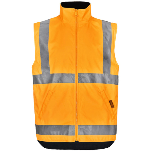 WORKWEAR, SAFETY & CORPORATE CLOTHING SPECIALISTS - Biomotion VIC Rail Reversible Safety Vest