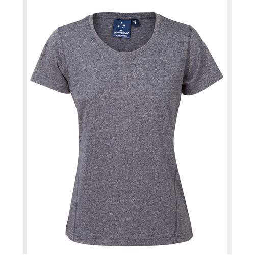 WORKWEAR, SAFETY & CORPORATE CLOTHING SPECIALISTS - Ladies  Heather Tee Shirt