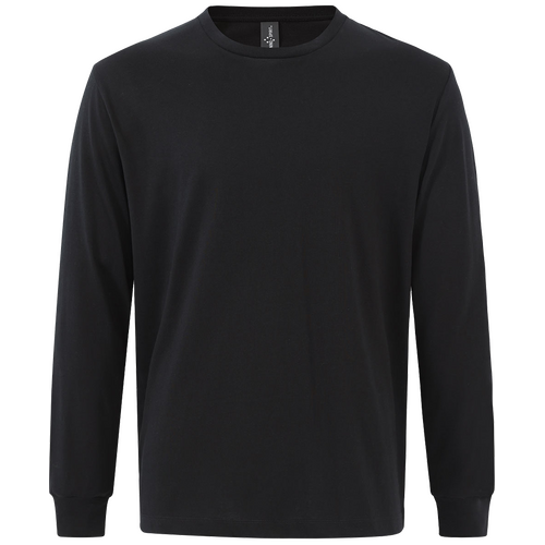 WORKWEAR, SAFETY & CORPORATE CLOTHING SPECIALISTS - Men's Premium Cotton Face L/S Tee Shirt