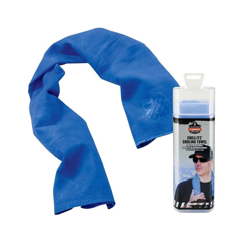 WORKWEAR, SAFETY & CORPORATE CLOTHING SPECIALISTS Ergodyne Evaporative Cooling, Towel 12420, Blue