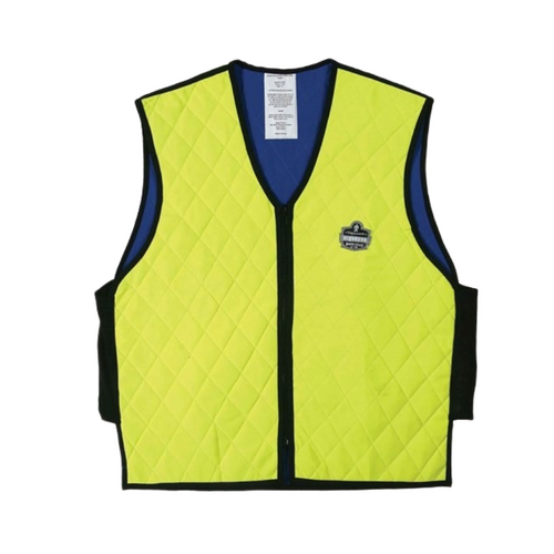 WORKWEAR, SAFETY & CORPORATE CLOTHING SPECIALISTS Ergodyne Evaporative Cooling, Vest, Lime Size Larg