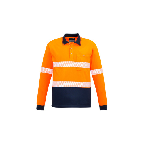 WORKWEAR, SAFETY & CORPORATE CLOTHING SPECIALISTS Unisex Hi Vis Segmented L/S Polo