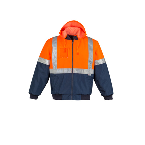 WORKWEAR, SAFETY & CORPORATE CLOTHING SPECIALISTS - Mens Hi Vis Quilted Flying Jacket