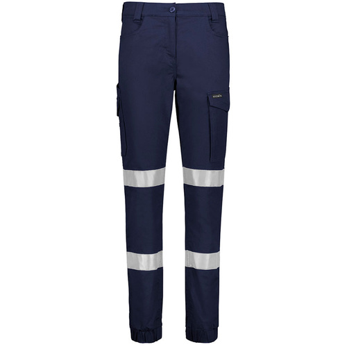 WORKWEAR, SAFETY & CORPORATE CLOTHING SPECIALISTS - Womens Essential Stretch Taped Cargo Pant - Cuffed
