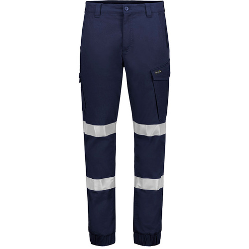 WORKWEAR, SAFETY & CORPORATE CLOTHING SPECIALISTS Mens Essential Stretch Taped Cargo Pant - Cuffed