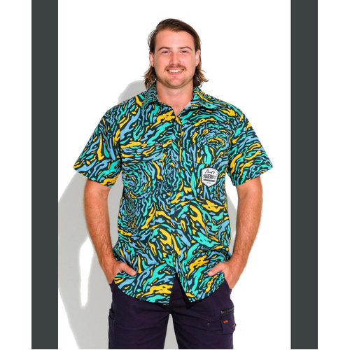 WORKWEAR, SAFETY & CORPORATE CLOTHING SPECIALISTS Mens Spun Out Short Sleeve Workshirt